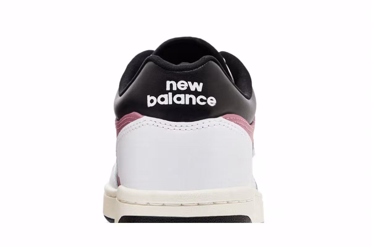 New Balance 480 White Rosewood Black, view 8