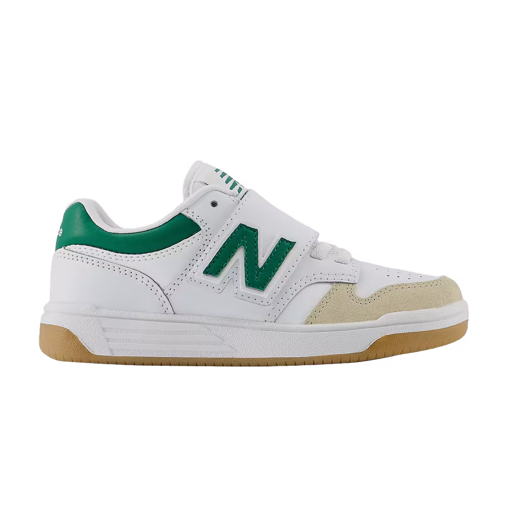 New Balance 480 Hook & Loop Little Kid Wide Classic Pine