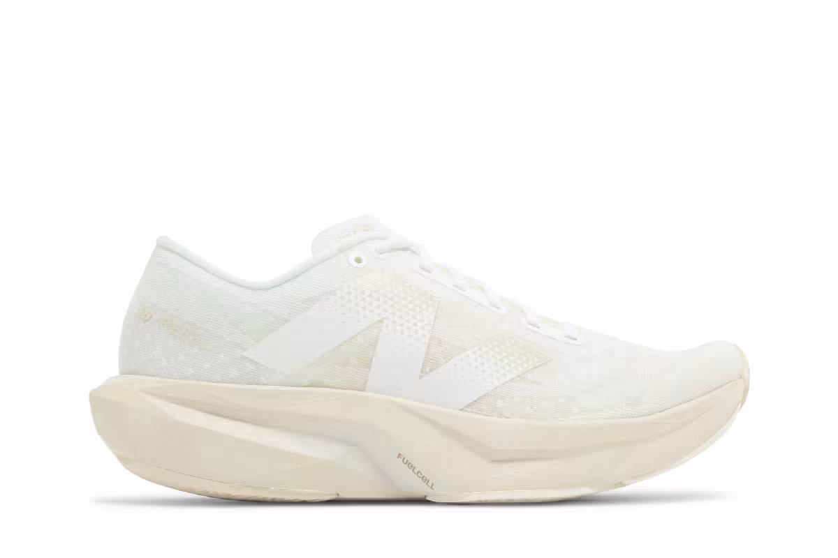 New Balance Women's FuelCell Rebel v4 White Linen, view 2