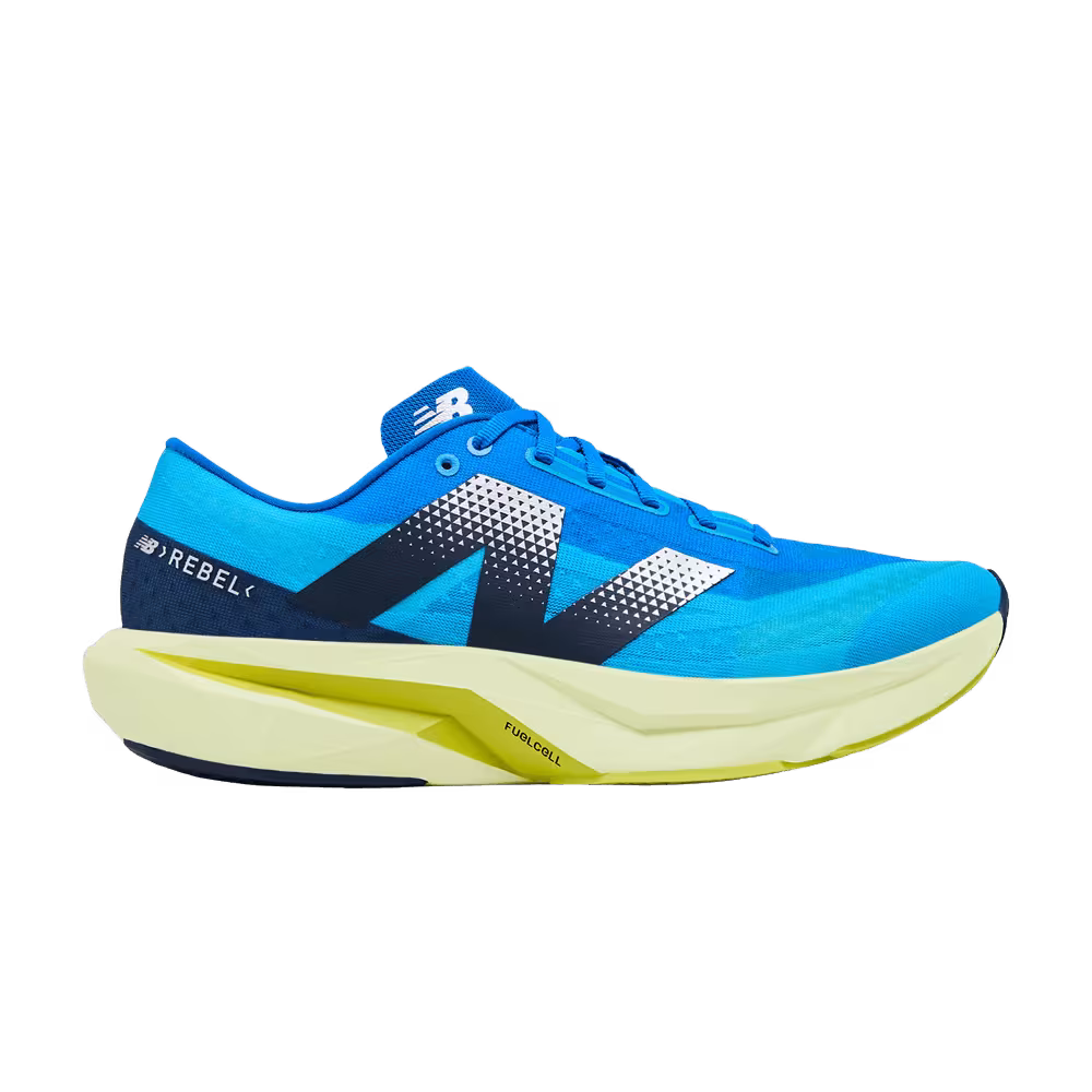 New Balance FuelCell Rebel v4 2E Wide Spice Blue Limelight