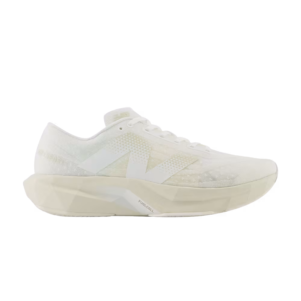 New Balance FuelCell Rebel v4 2E Wide White Linen