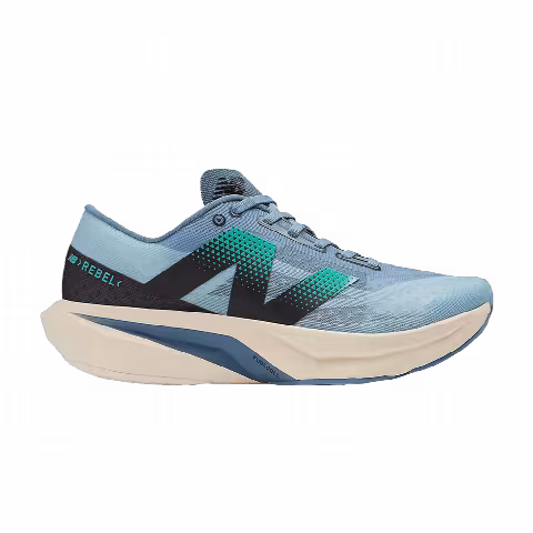 New Balance FuelCell Rebel v4 2E Wide 'Heron Blue Chrome Blue'