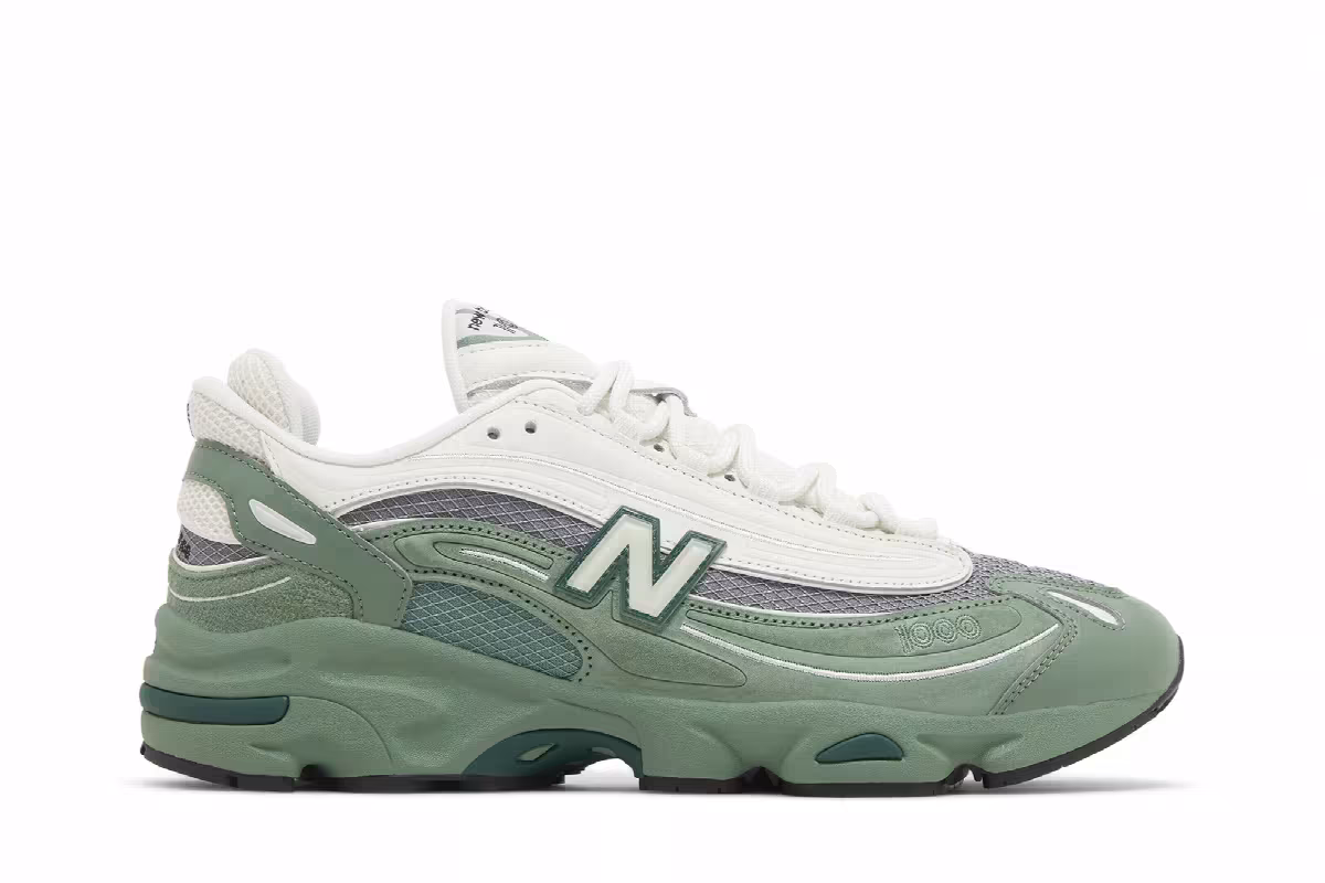 New Balance 1000 Mallard Green Sea Salt, view 2