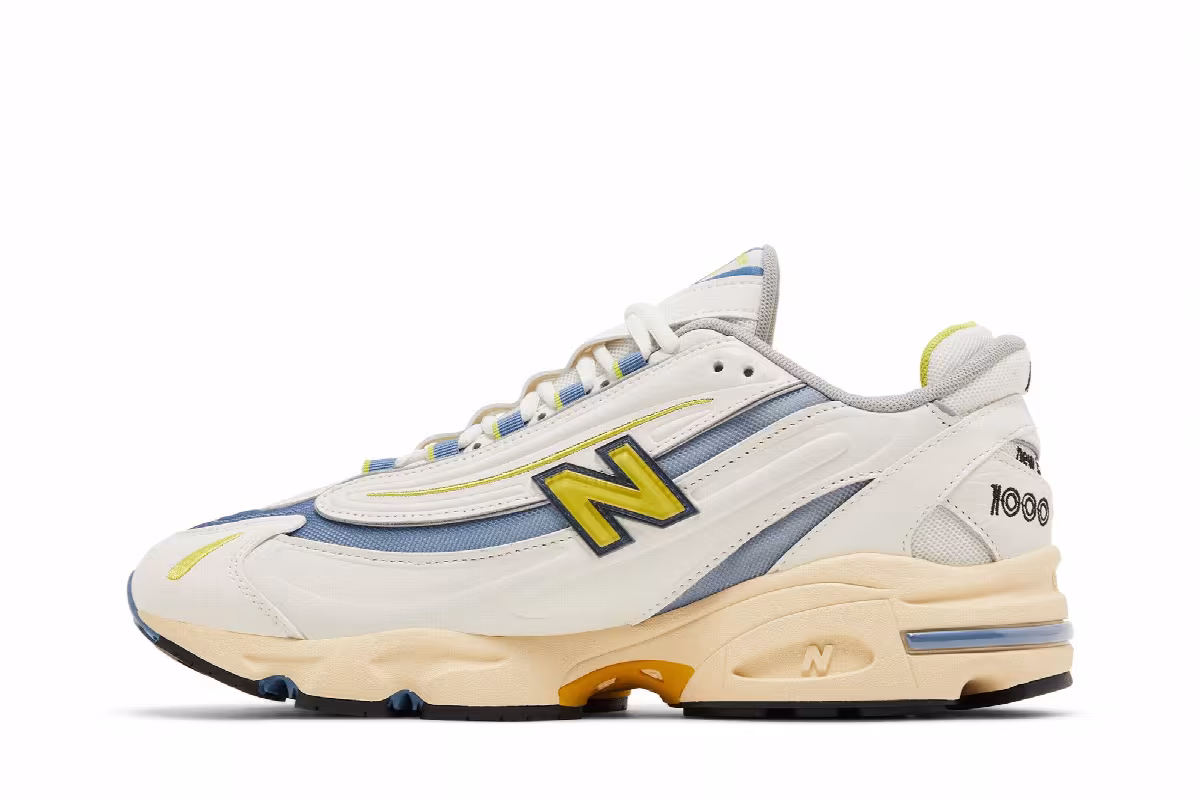New Balance 1000 Sea Salt Heron Blue, view 4