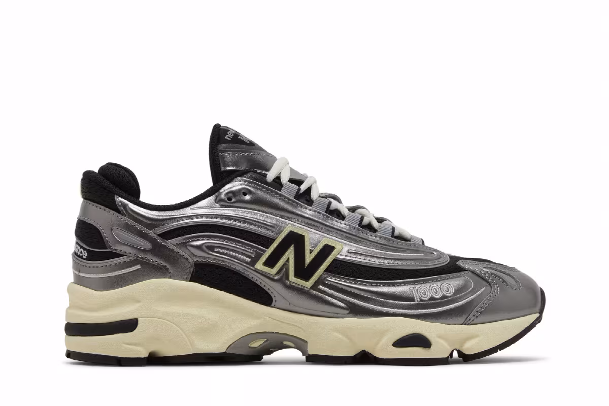 New Balance 1000 Silver Metallic, view 2