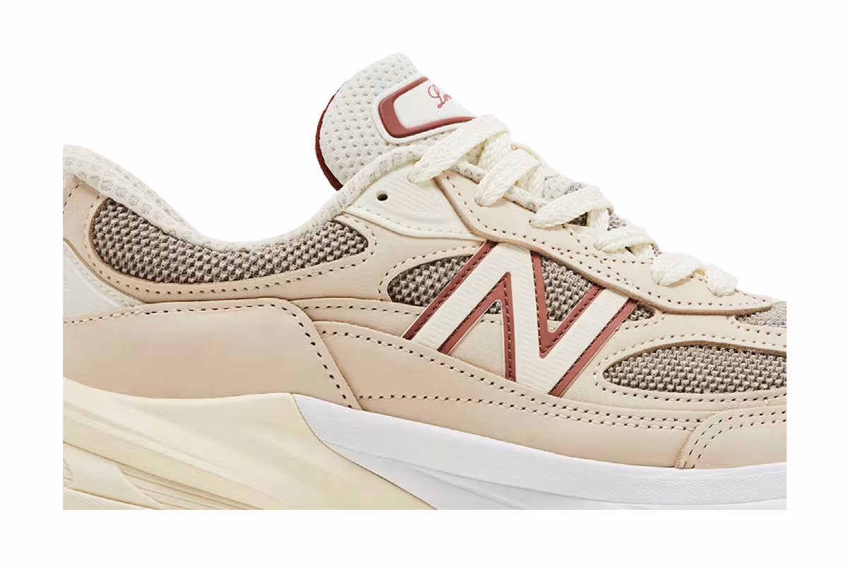 Loro Piana x New Balance 990v6 Made in USA Raw Cashew, view 3
