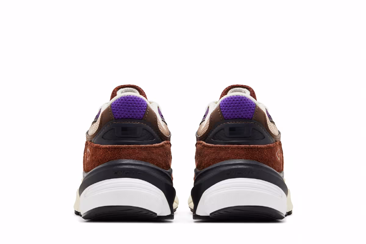New Balance 990v6 Made in USA Rich Oak Cosmic Grape, view 7
