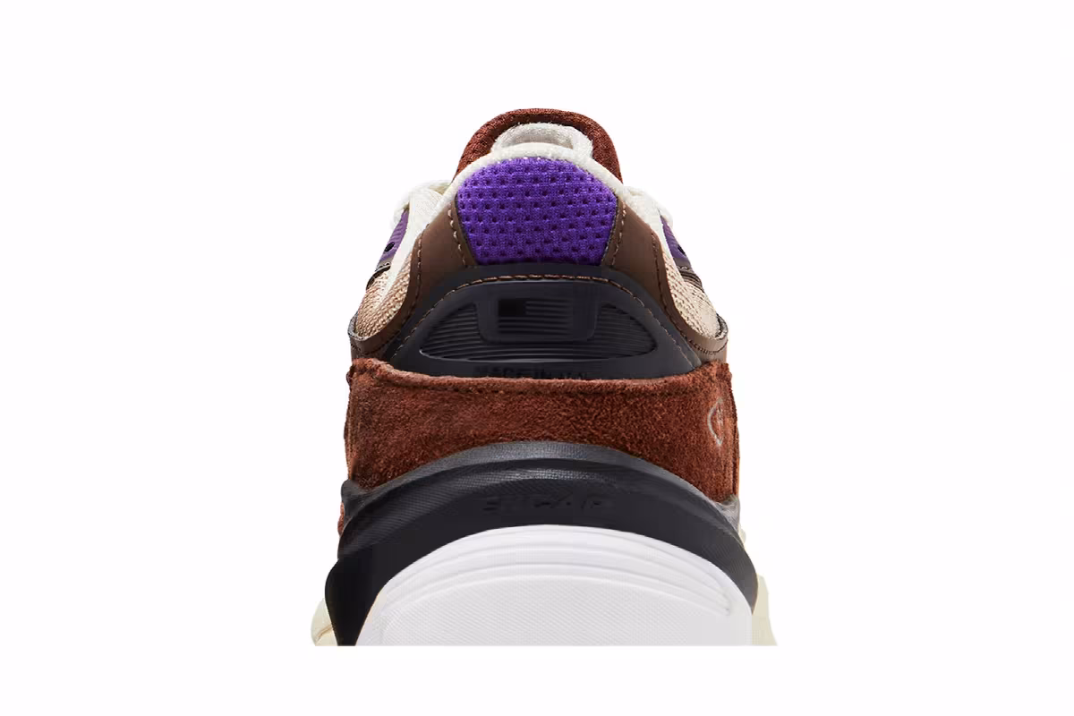 New Balance 990v6 Made in USA Rich Oak Cosmic Grape, view 8