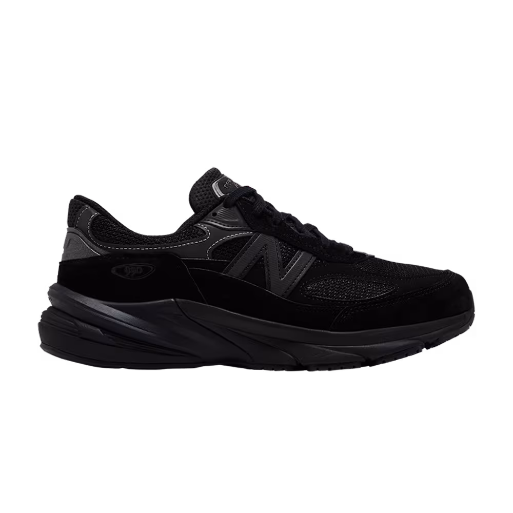 New Balance 990v6 Made in USA 2E Wide Triple Black