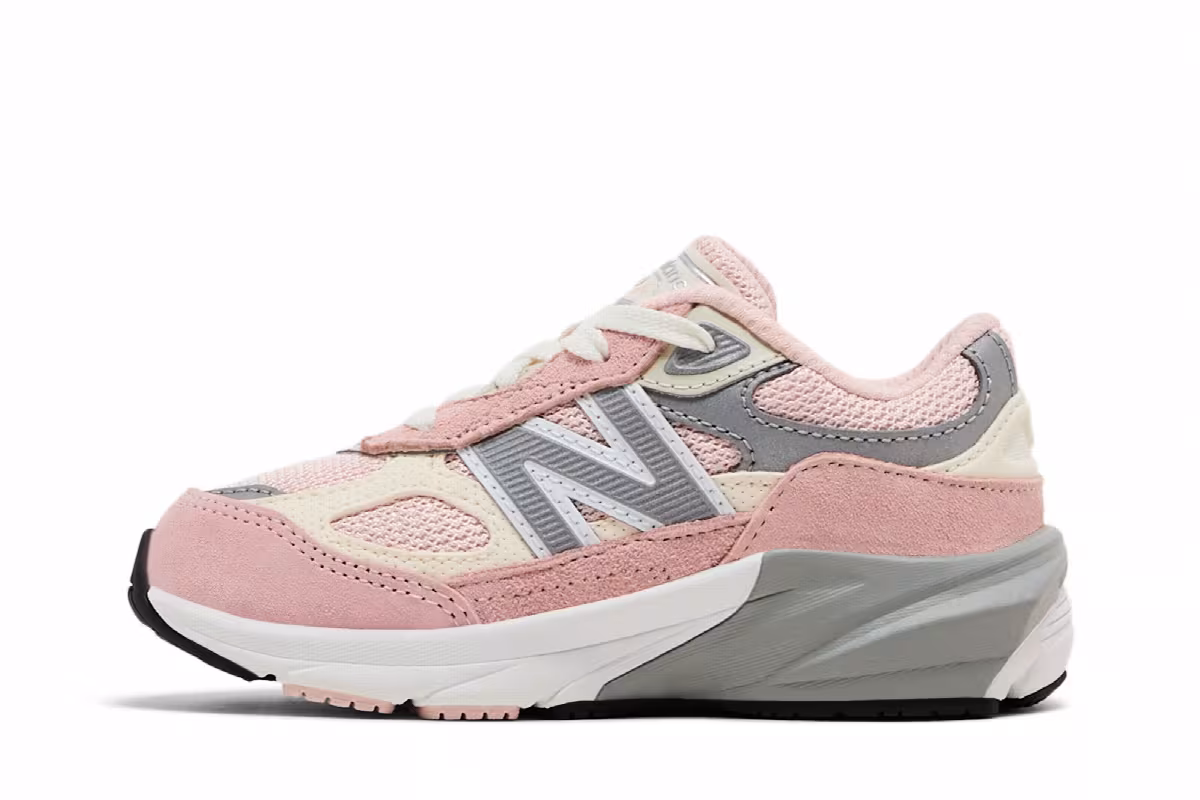 New Balance 990v6 Toddler Pink Haze, view 4