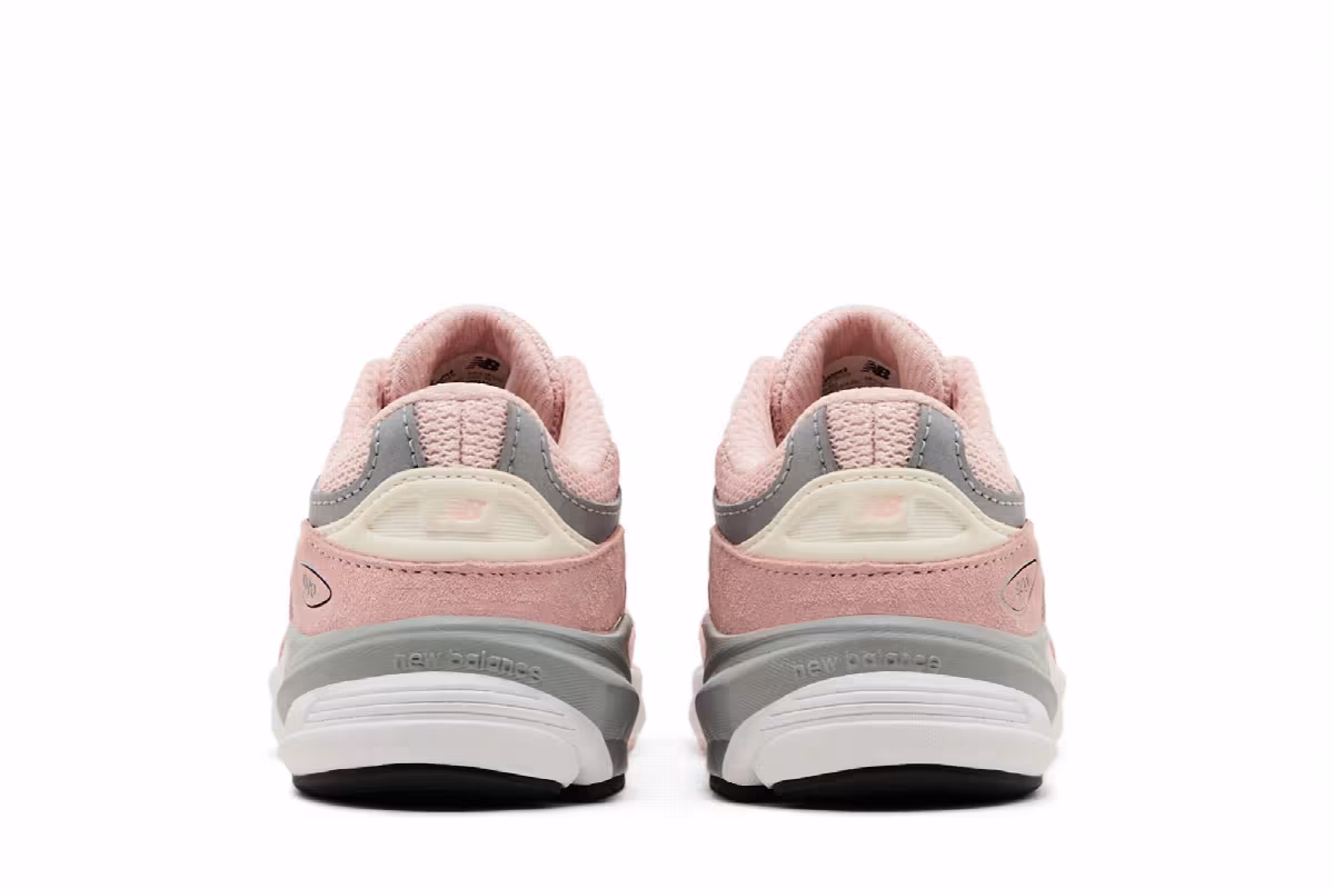 New Balance 990v6 Toddler Pink Haze, view 7