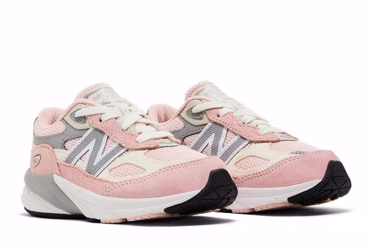 New Balance 990v6 Toddler Pink Haze, view 9