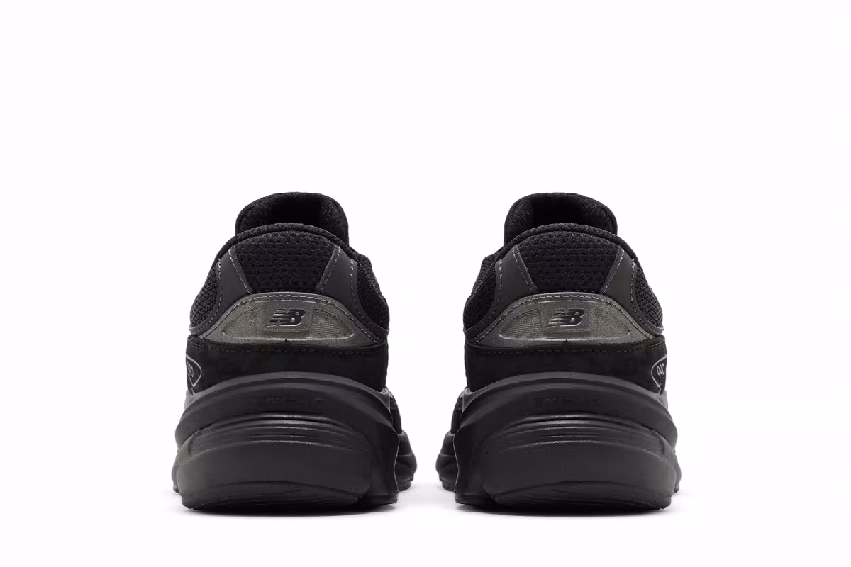 New Balance 990v6 Big Kid Black Metallic, view 7