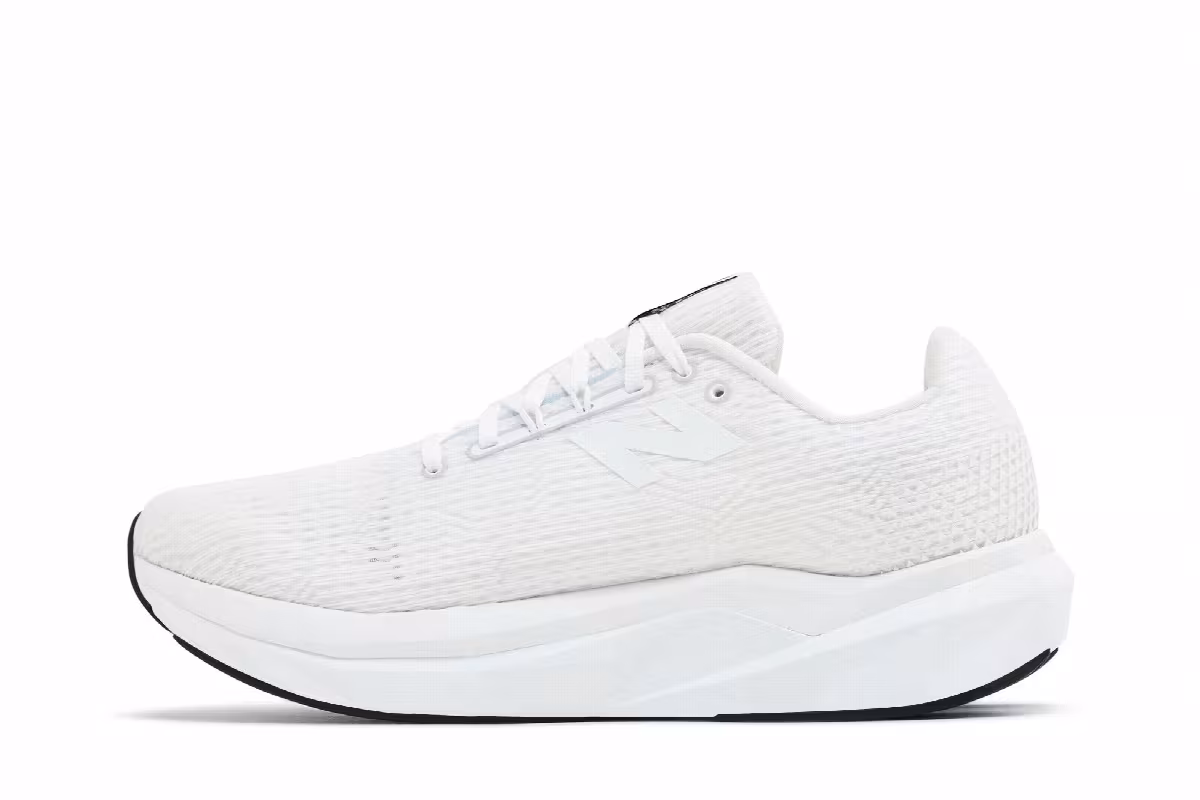 New Balance FuelCell Propel v5 White Black, view 4
