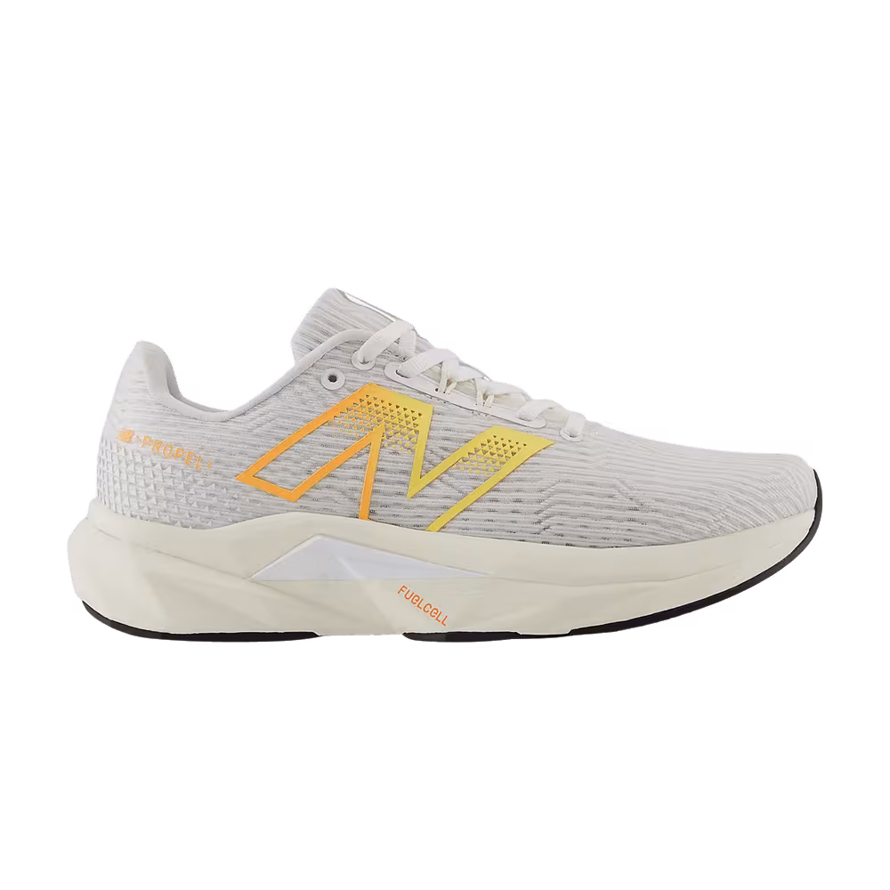New Balance Women's FuelCell Propel v5 White Hot Mango