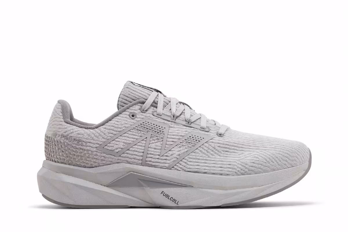 New Balance Fuelcell Propel v5 Raincloud Shadow Grey, view 2
