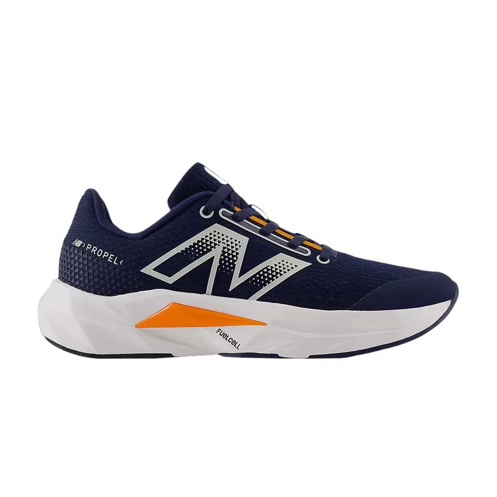 New Balance FuelCell Propel v5 Big Kid Navy Sun Glow