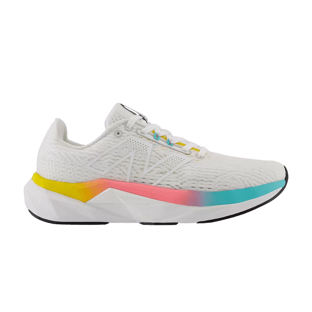 New Balance Women's FuelCell Propel v5 White Ginger Lemon