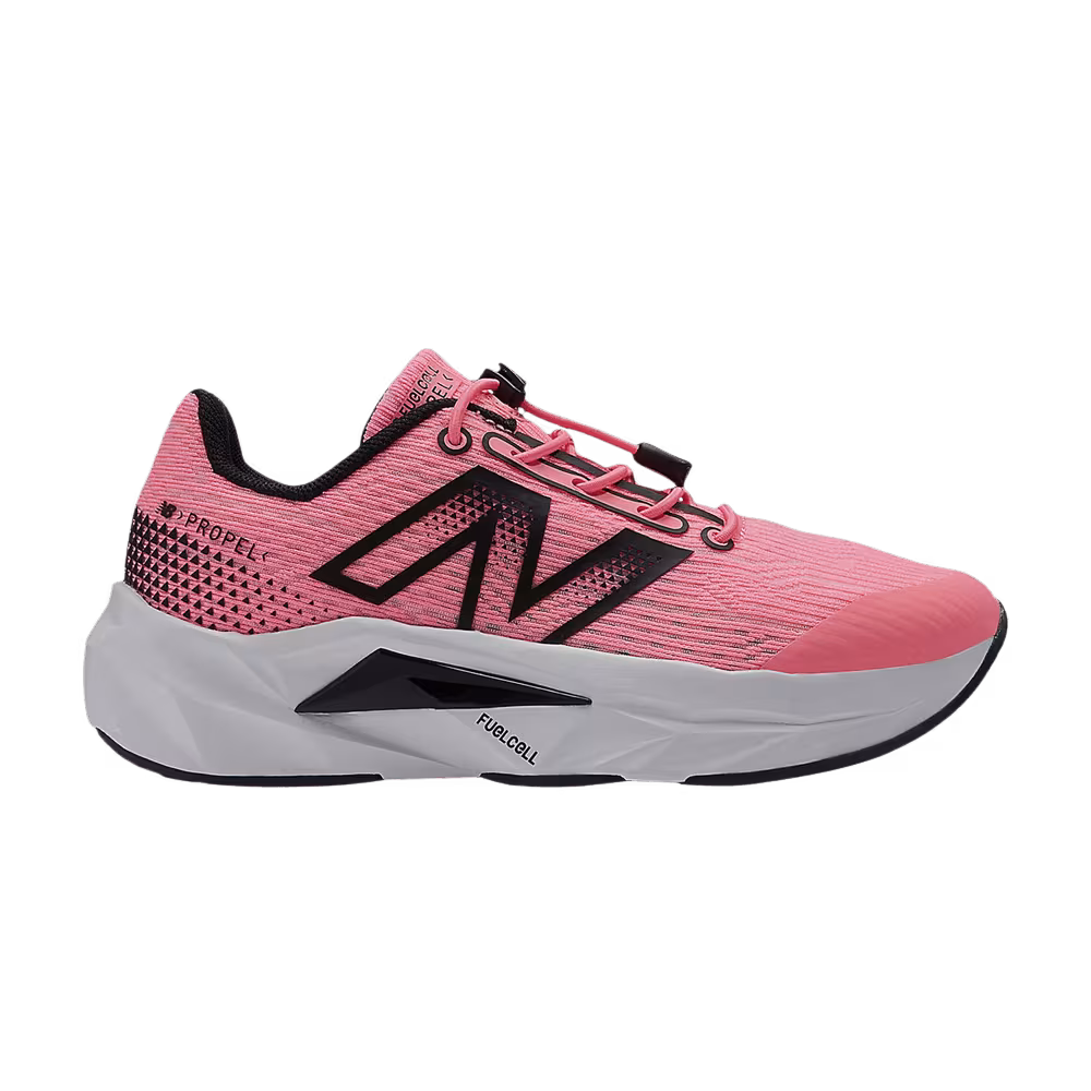 New Balance FuelCell Propel v5 Bungee Lace Little Kid Ultra Pink Black