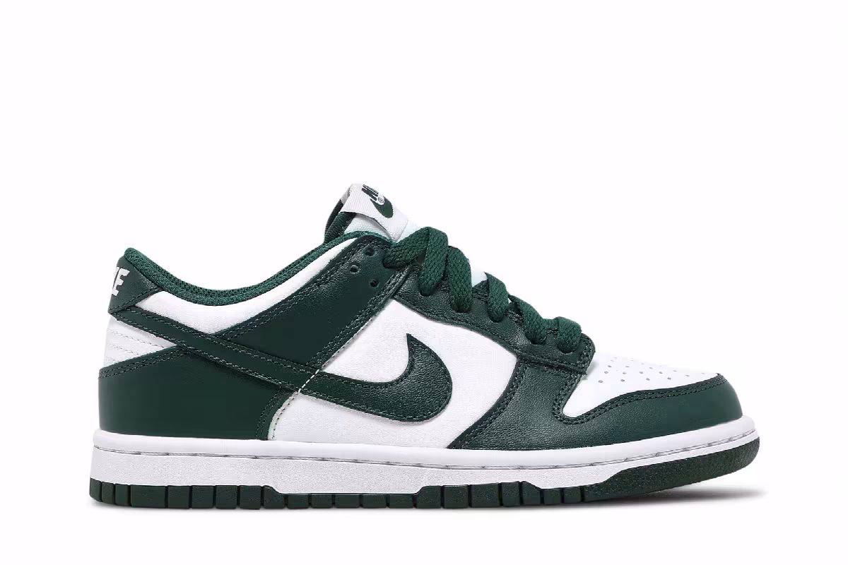 Nike Dunk Low GS Michigan State, view 2
