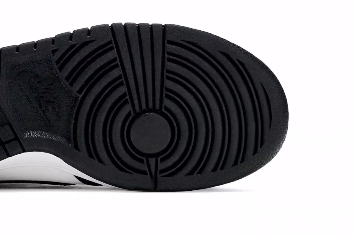 Nike Dunk Low GS Black White, view 6