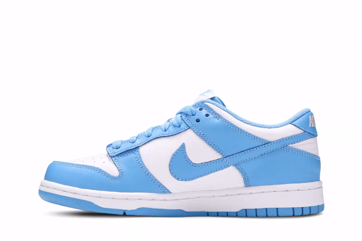 Nike Dunk Low GS University Blue, view 4