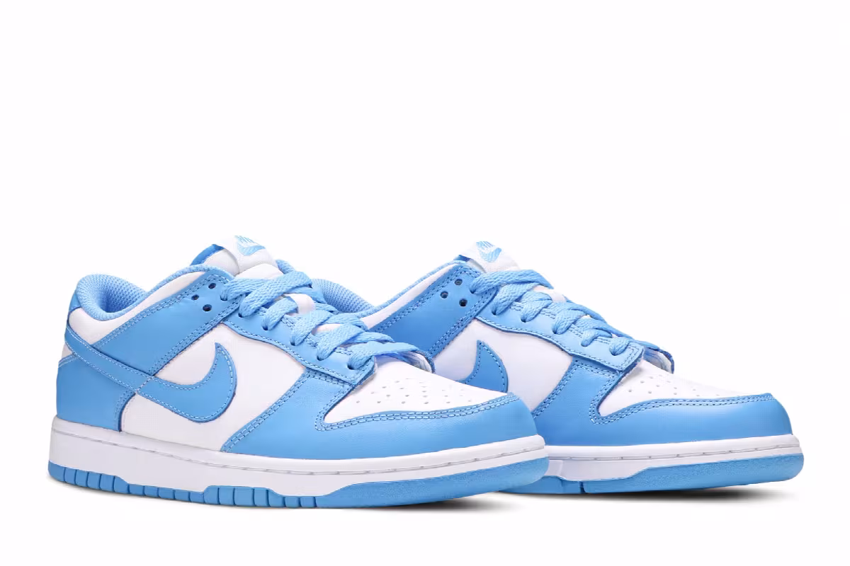 Nike Dunk Low GS University Blue, view 9