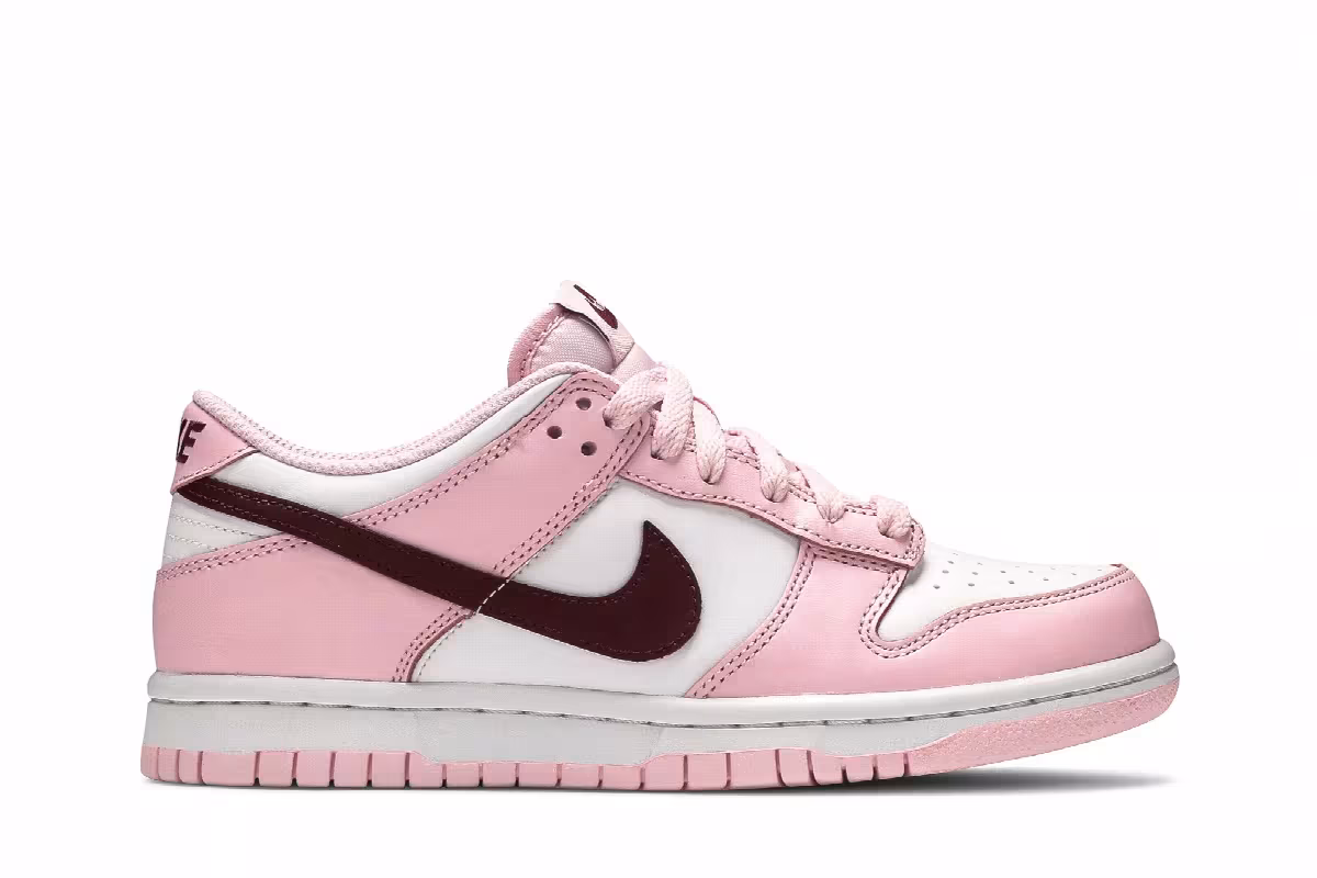 Nike Dunk Low GS Pink Foam, view 2