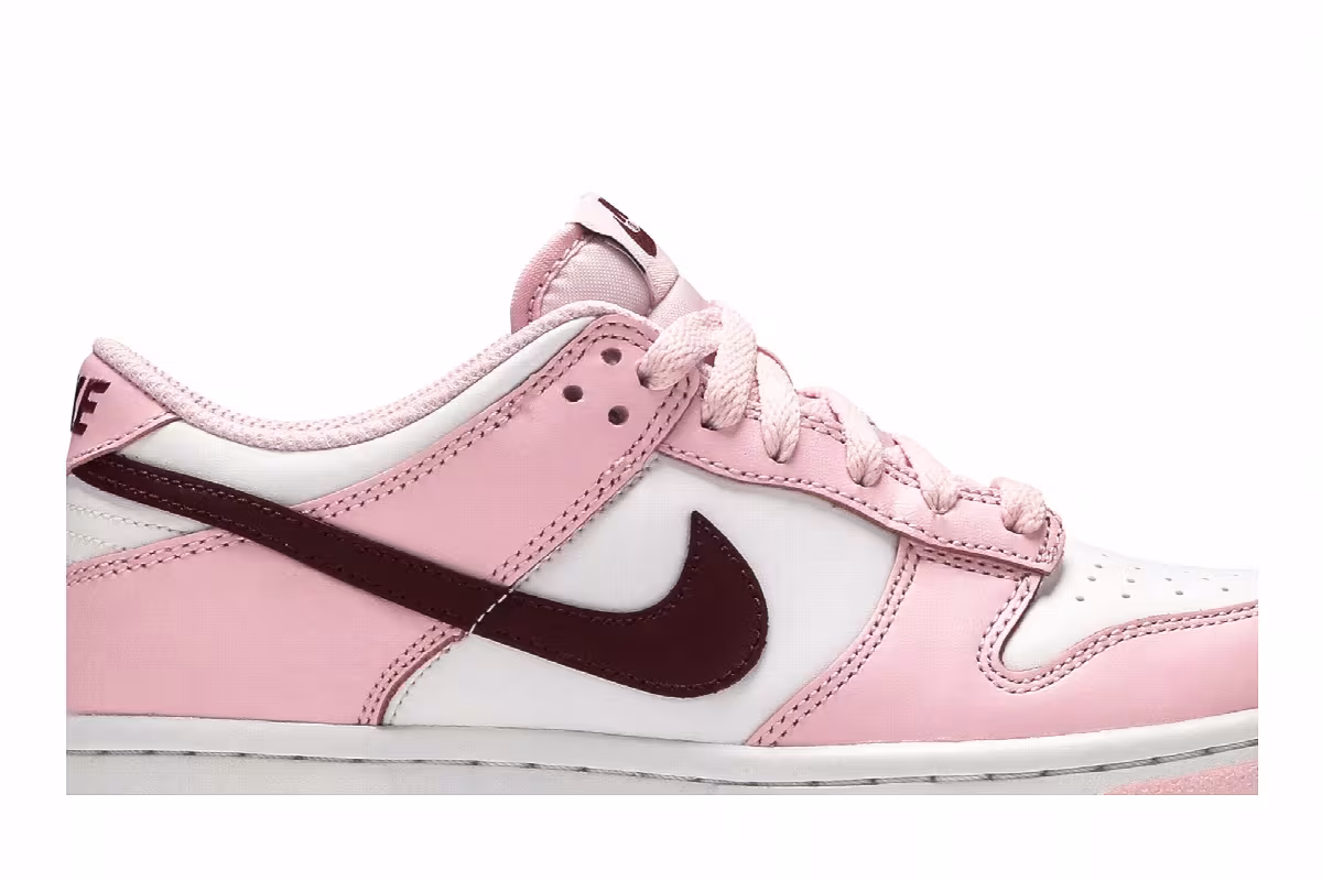 Nike Dunk Low GS Pink Foam, view 3
