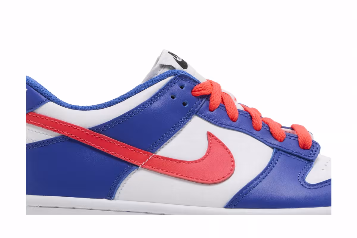 Nike Dunk Low GS Game Royal Crimson, view 3