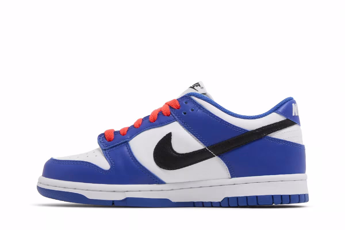 Nike Dunk Low GS Game Royal Crimson, view 4