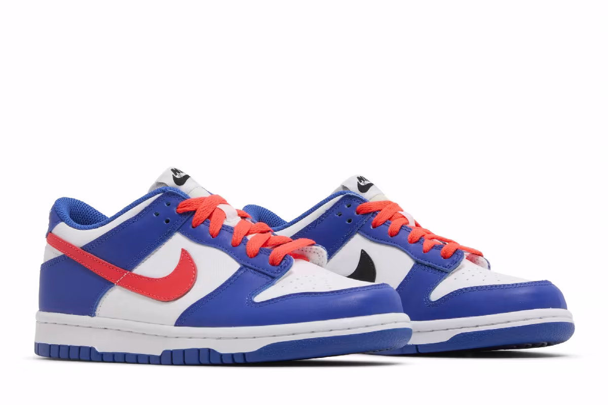 Nike Dunk Low GS Game Royal Crimson, view 9