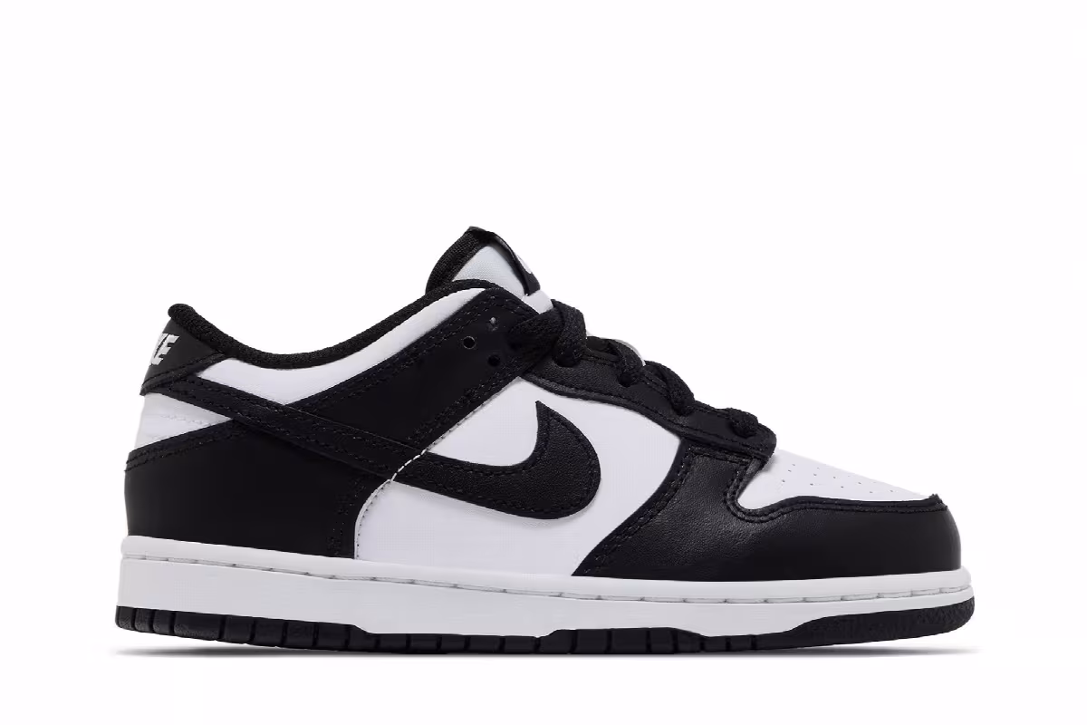 Nike Dunk Low PS Black White, view 2
