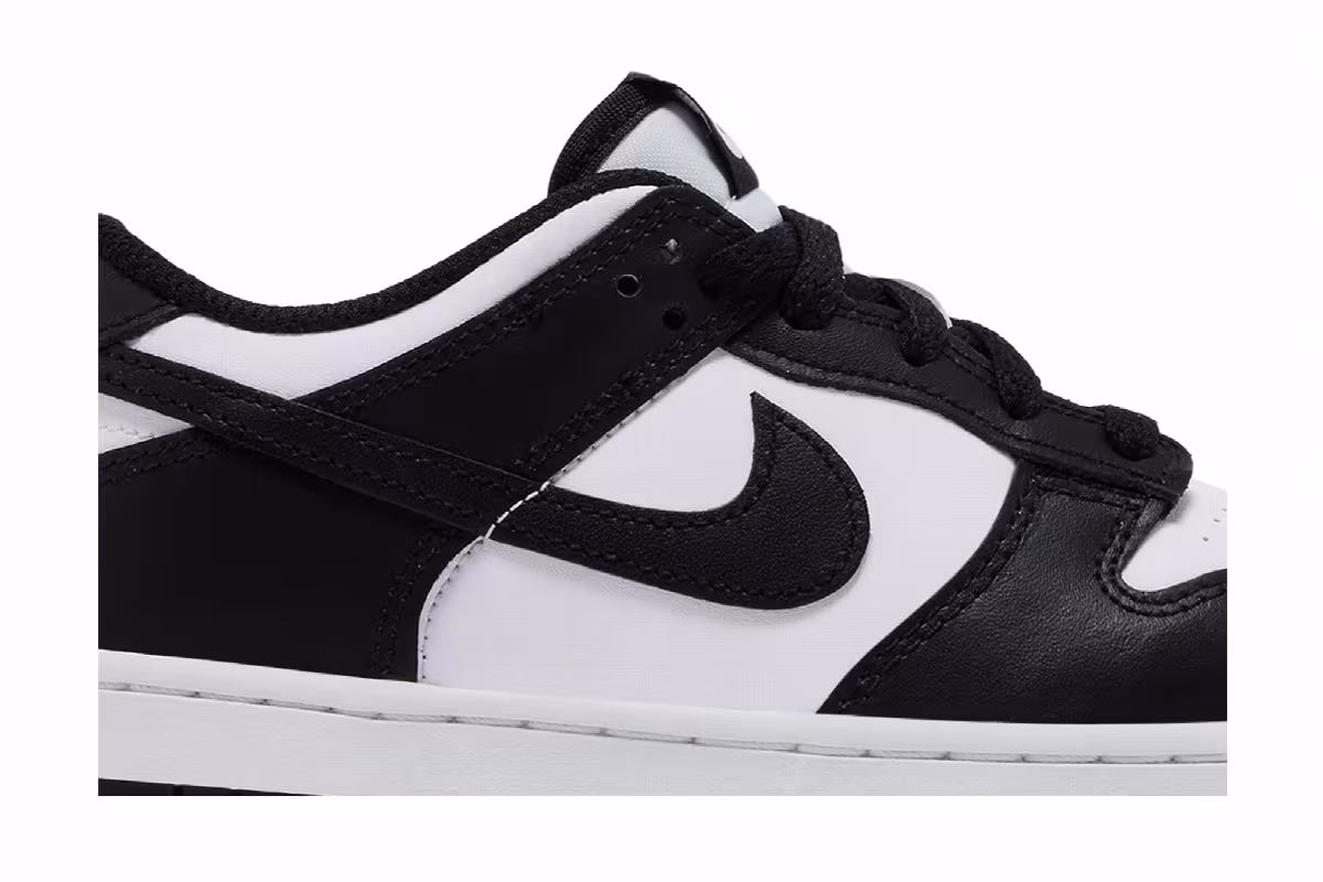 Nike Dunk Low PS Black White, view 3