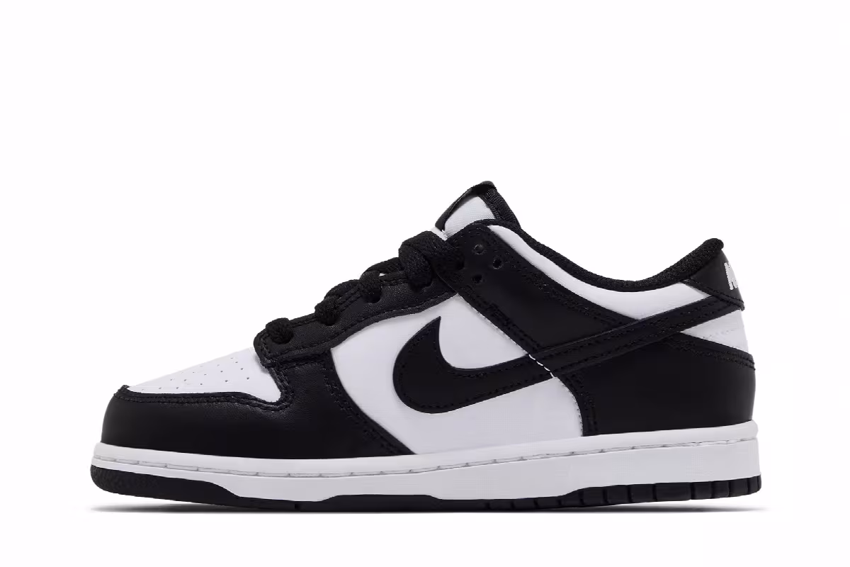 Nike Dunk Low PS Black White, view 4