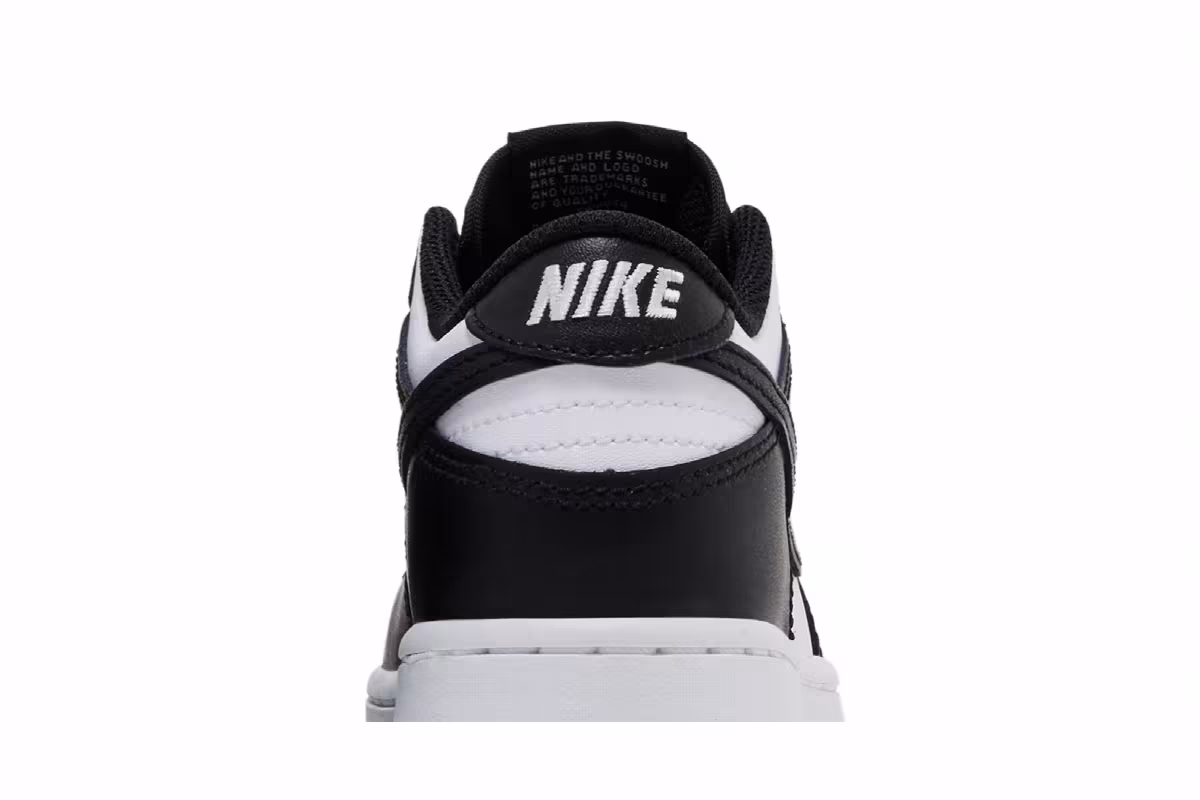 Nike Dunk Low PS Black White, view 8