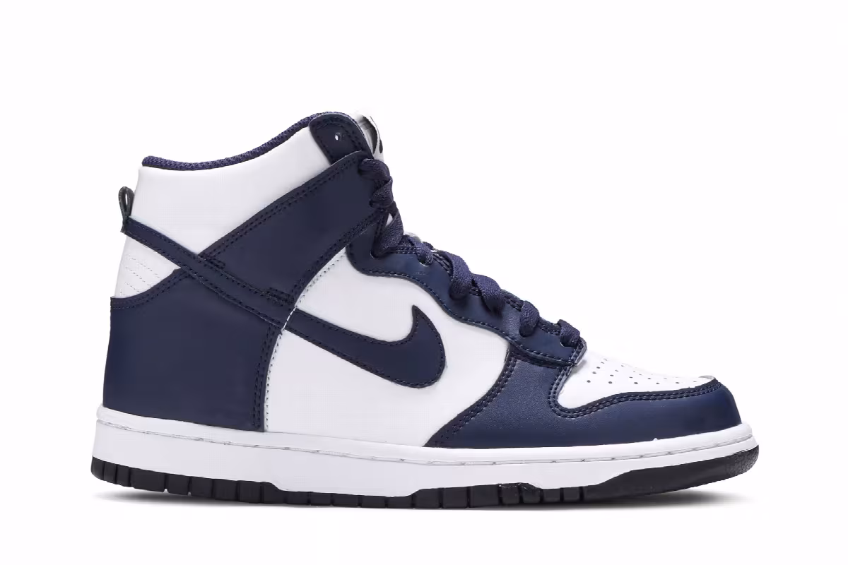 Nike Dunk High GS Midnight Navy, view 2
