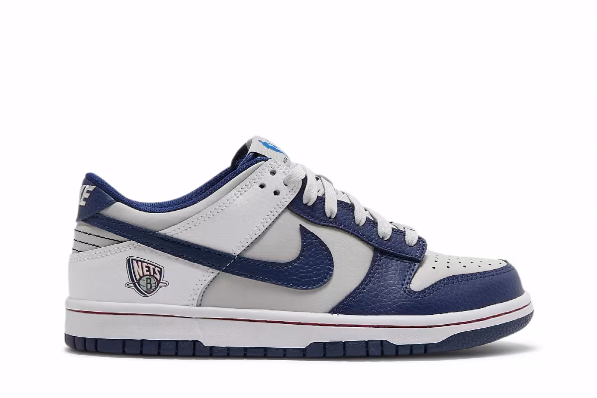 NBA x Nike Dunk Low EMB GS 75th Anniversary - Nets, view 2