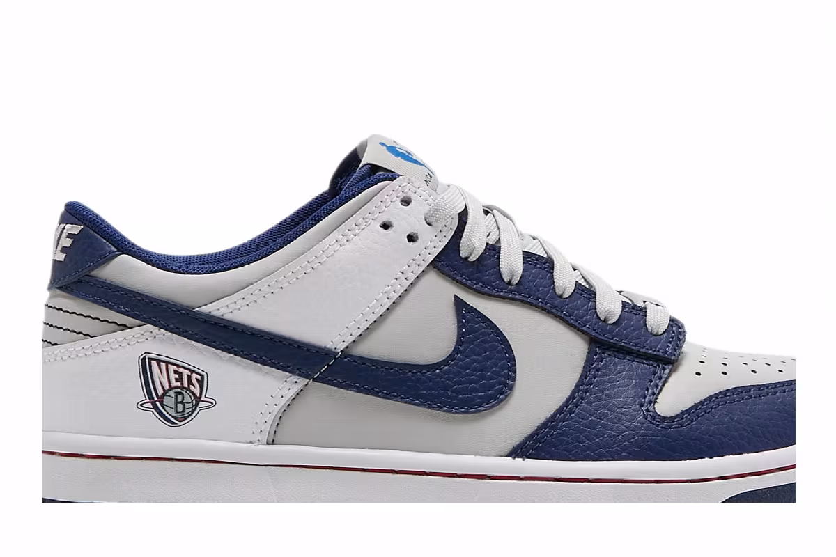 NBA x Nike Dunk Low EMB GS 75th Anniversary - Nets, view 3