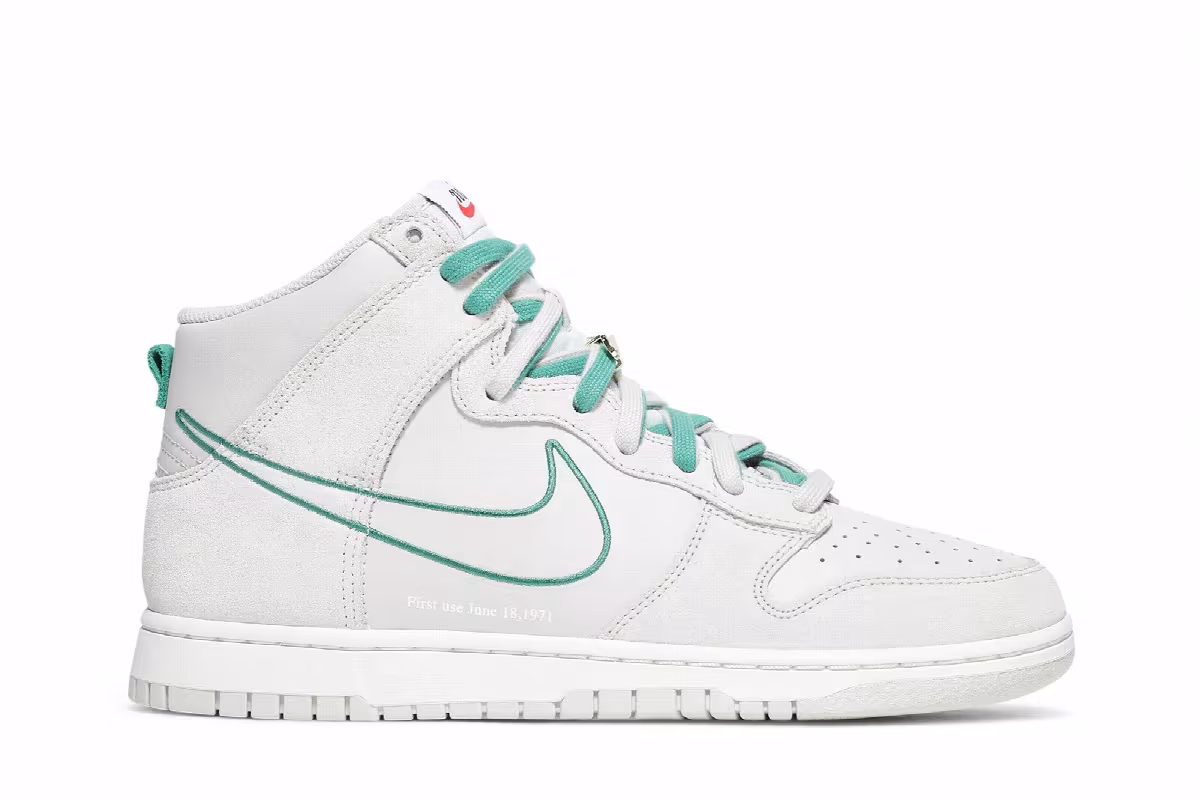 Nike Dunk High SE GS First Use Pack - Green Noise, view 2