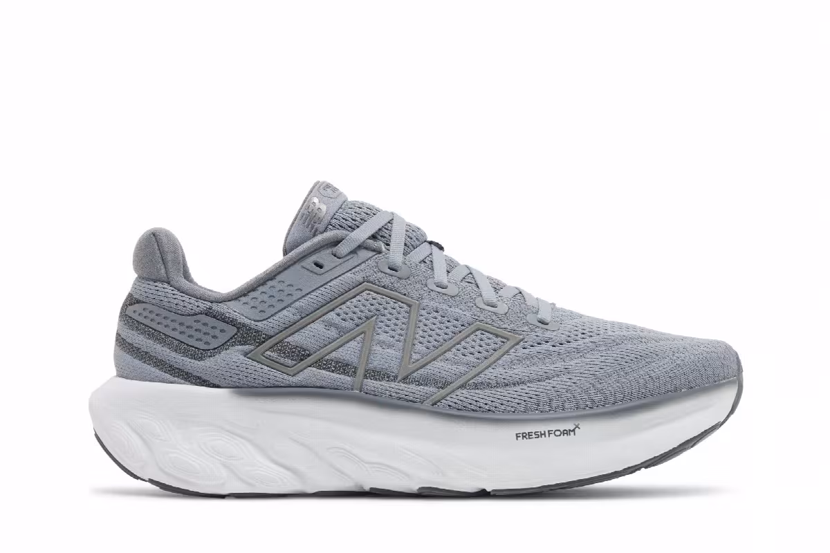New Balance Fresh Foam X 1080v13 2E Wide Steel Titanium, view 2