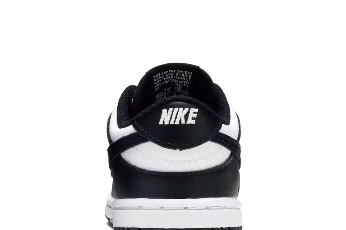 Nike Dunk Low TD Black White, view 8