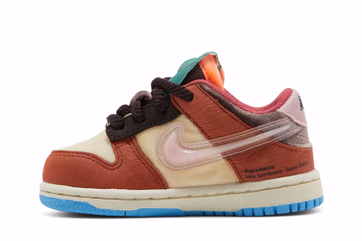 Social Status x Nike Dunk Low TD Chocolate Milk, view 4