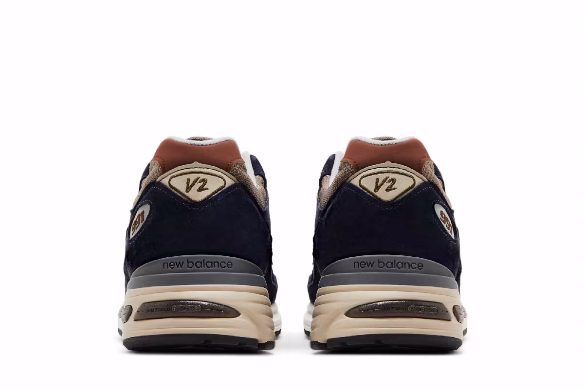 New Balance 991v2 Made in England After Midnight Sepia Tint, view 7