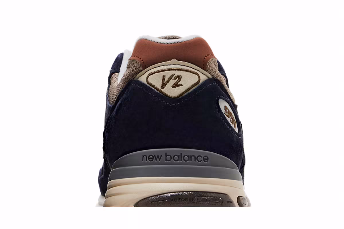 New Balance 991v2 Made in England After Midnight Sepia Tint, view 8