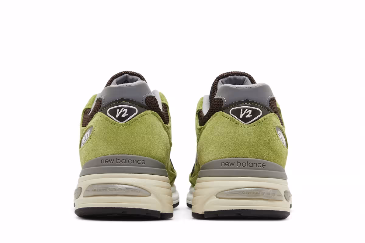 Danielle Cathari x New Balance 991v2 Made in England Matcha, view 7