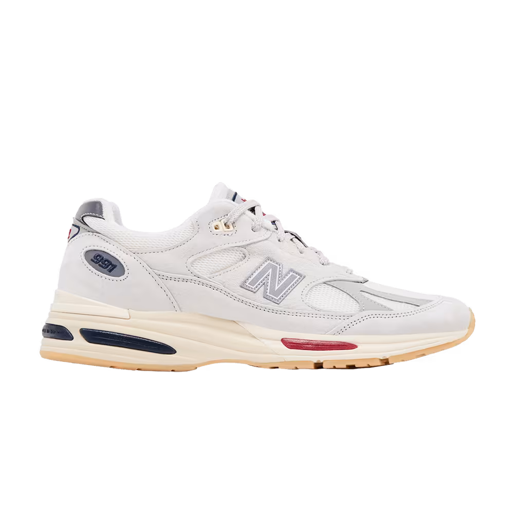 New Balance 991v2 Made in England Vintage Sport Pack - White
