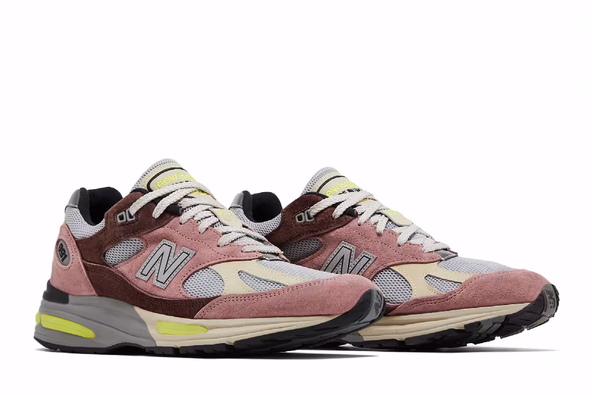 New Balance 991v2 Made in England Rosewood, view 9