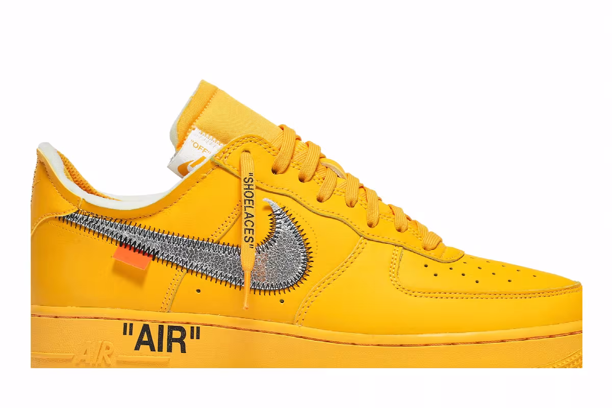 Off-White x Nike Air Force 1 Low Lemonade, view 3