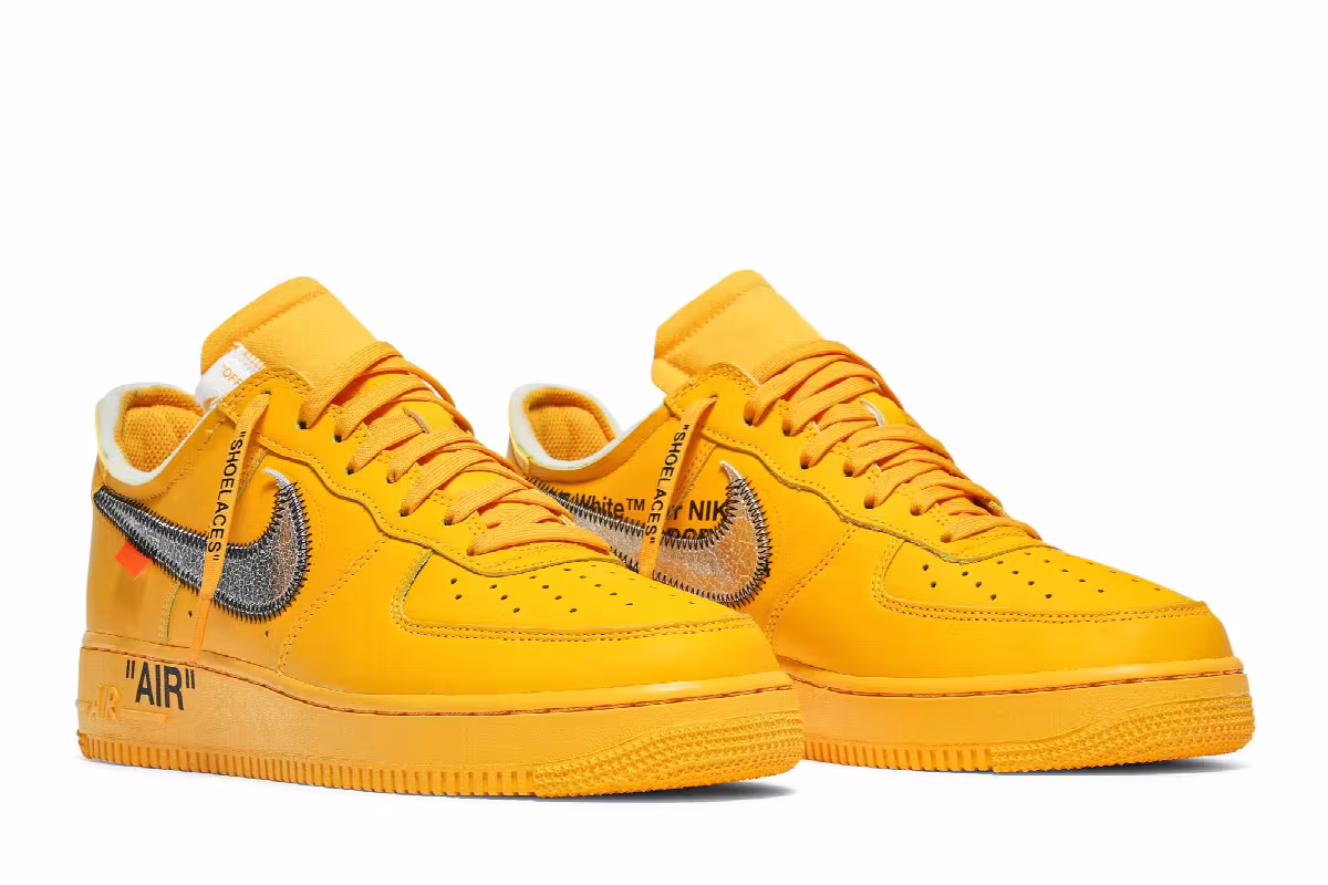 Off-White x Nike Air Force 1 Low Lemonade, view 9